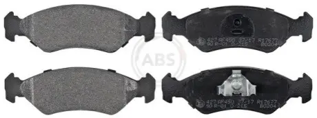 Фото Колодки гальмівні (передні) Ford Fiesta 89-02 A.B.S. (36707) зображення 1