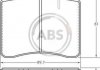 Гальмівні колодки передні DB W140 S280 91- - A.B.S. 36786 (0024200320, A0024200320)