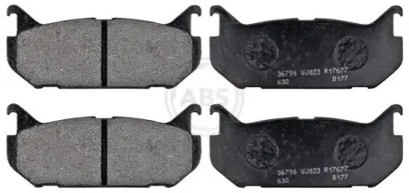 Тормозные колодки, дисковый тормоз.) A.B.S. 36796 Купить в Украине