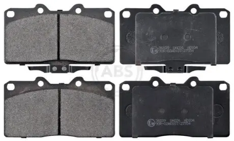 Тормозные колодки, дисковый тормоз.) A.B.S. 36839