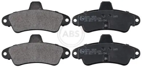 Тормозные колодки, дисковый тормоз.) A.B.S. 36844