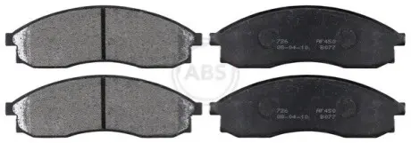 Фото Колодки гальмівні (передні) Hyundai Lantra II 95-00/Mitsubishi L200 96-07 (Sumitomo) A.B.S. (36862) зображення 1