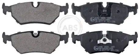 Колодки гальмівні (задні) Citroen Evasion/Fiat Ulysse/Lancia Zeta/Peugeot 806 94-02 (+датчики) A.B.S. 36900 Купити в Україні