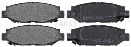Гальмівні колодки, дискове гальмо (набір) A.B.S. 36921