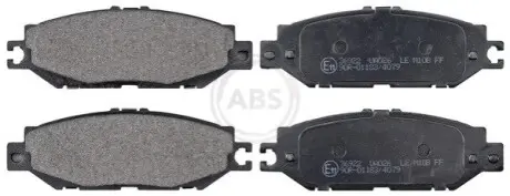 Гальмівні колодки, дискове гальмо (набір) A.B.S. 36922