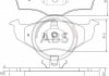 Гальмівні колодки, дискове гальмо (набір) - A.B.S. 36970 (1H0698151A)