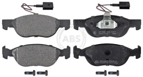 Гальмівні колодки, дискове гальмо (набір) A.B.S. 37013