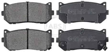 Тормозные колодки, дисковый тормоз.) A.B.S. 37045 Купить в Украине