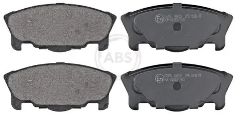 Тормозные колодки, дисковое тормоз (набор) A.B.S. 37058