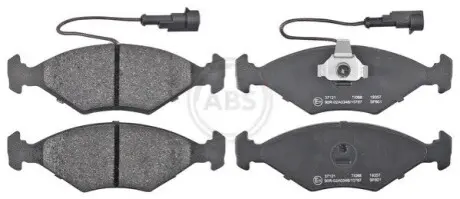 Тормозные колодки, дисковый тормоз.) A.B.S. 37121
