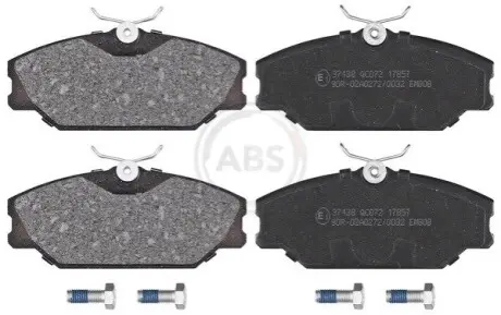 Колодки гальмівні (передні) Renault Clio II 00-09/Laguna 93-01/Megane/Scenic/Safrane 96-03 A.B.S. 37138 Купити в Україні