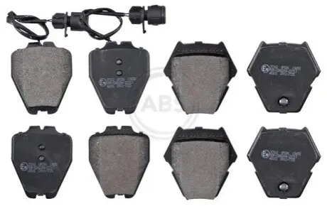 Фото Колодки гальмівні (передні) Audi 100/A6/A8 91-02 (з датчиком) A.B.S. (37162) зображення 1