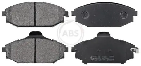 Колодки тормозные (передні) Hyundai Galloper I/Sonata IV 91-03 (Mando) A.B.S. 37173