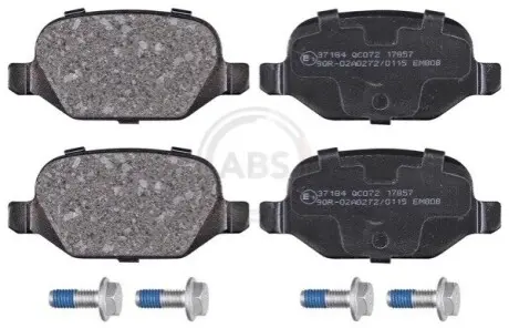 Тормозные колодки, дисковый тормоз.) A.B.S. 37184 Купить в Украине