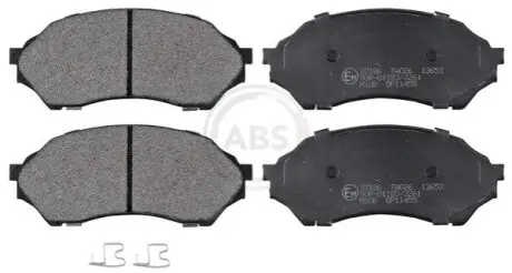 Тормозные колодки, дисковый тормоз.) A.B.S. 37186