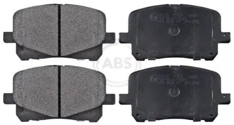 Гальмівні колодки, дискове гальмо (набір) A.B.S. 37229