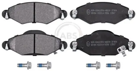 Гальмівні колодки, дискове гальмо (набір) A.B.S. 37309