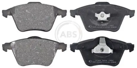 Колодки гальмівні (передні) Ford Focus/Mazda 3 05-14/Opel Vectra C 05-08/Volvo C30/S40/V40/V50 03 A.B.S. 37464