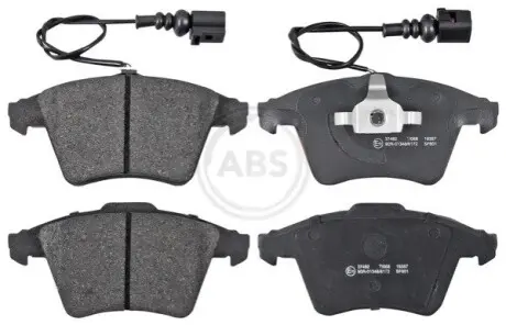 Колодки гальмівні (передні) VW Touareg 2.5TDI 03-10 A.B.S. 37482 Купити в Україні