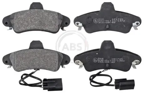 Тормозные колодки, дисковый тормоз.) A.B.S. 37498