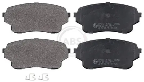 Колодки гальмівні (передні) Suzuki Grand Vitara 01-05/XL-7 01-06 A.B.S. 37503 Купити в Україні