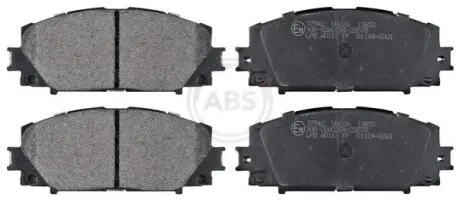 Колодки гальмівні (передні) Toyota Yaris 1.0-1.4 05 A.B.S. 37542 Купити в Україні