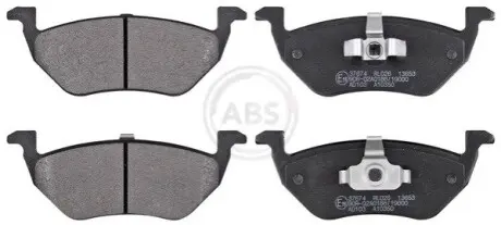 Тормозные колодки, дисковый тормоз.) A.B.S. 37674