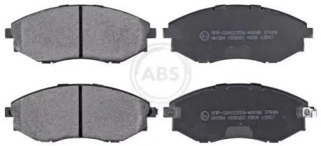 Колодки гальмівні (передні) Chevrolet Epica 04-11 A.B.S. 37699 Купити в Україні