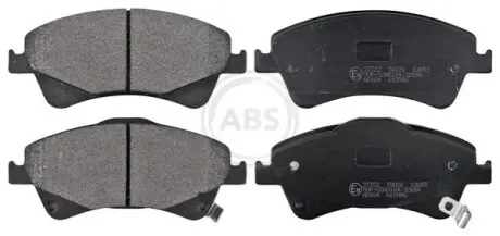 Колодки гальмівні (передні) Toyota Avensis/Verso 08-18/Auris 06-15 (з прижимною пластиною) A.B.S. 37722 Купити в Україні