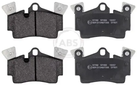 Тормозные колодки, дисковый тормоз.) A.B.S. 37792