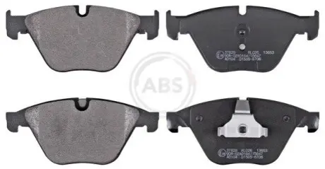 Колодки гальмівні (передні) BMW 5 (F10,F11)/6 (F06,F12,F13) 09 A.B.S. 37829 Купити в Україні