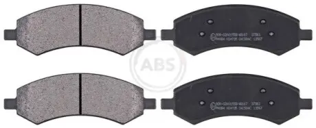 Тормозные колодки, дисковый тормоз.) A.B.S. 37861 Купить в Украине