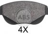Тормозные колодки, дисковый тормоз.) A.B.S. 37885 (фото 1)