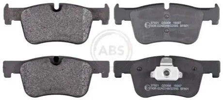Колодки гальмівні (передні) BMW 1 (F20)/3 (F30)/4 (F32) 10 A.B.S. 37921 Купити в Україні