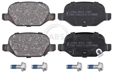 Колодки гальмівні (задні) Fiat Panda 12 A.B.S. 37968