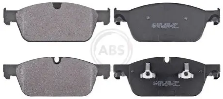 Фото Колодки гальмівні (передні) MB M-class/GLE (W166) 11-18/GL-class (X166) 12-19 A.B.S. (37972) зображення 1