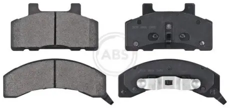 Фото 1 — Гальмівні колодки, дискове гальмо (набір) A.B.S. (38215) Фото Гальмівні колодки, дискове гальмо (набір) A.B.S. (38215) зображення 1