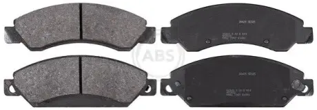 Тормозные колодки, дисковый тормоз.) A.B.S. 38429