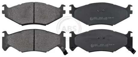Тормозные колодки, дисковый тормоз.) A.B.S. 38522