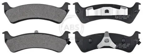 Тормозные колодки, дисковый тормоз.) A.B.S. 38667
