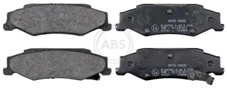 Гальмівні колодки, дискове гальмо (набір) A.B.S. 38732