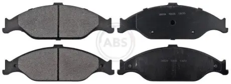 Гальмівні колодки, дискове гальмо (набір) A.B.S. 38804