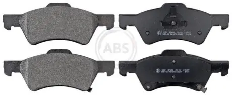 Колодки гальмівні (передні) Chrysler Voyager IV 00-08/Dodge Caravan 00-07 (Ate) A.B.S. 38857 Купити в Україні