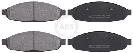 Тормозные колодки, дисковый тормоз.) A.B.S. 38997