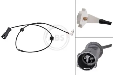 Фото 1 — Датчик зносу гальмівних колодок (передніх) Opel Omega B 94-03 (L=740mm) A.B.S. (39532) Фото Датчик зносу гальмівних колодок (передніх) Opel Omega B 94-03 (L=740mm) A.B.S. (39532) зображення 1