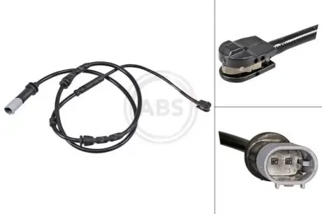Фото Датчик зношування гальмівних колодок (передніх) BMW X3 (F25)/X4 (F26) 10- (L=955mm) A.B.S. (39687) зображення 1