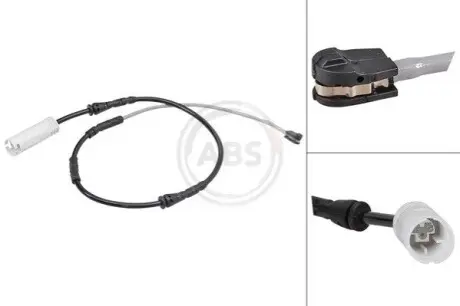 Фото Датчик зносу гальмівних колодок (передніх) BMW 1 (E82,E87)/ 3 (E90-93) 04-11 (L=723mm) A.B.S. (39690) зображення 1