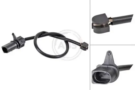 Фото Датчик зносу гальмівних колодок (передніх) Porsche Macan (95B) 14- (L=355mm) A.B.S. (39922) зображення 1