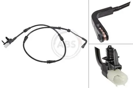 Датчик зносу гальмівних колодок (задніх) Land Rover Discovery/Range Rover Sport 14- (L=841mm) A.B.S. 39978 Купити в Україні