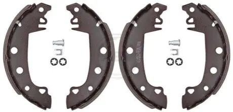 Фото 1 — Гальмівні колодки барабанні (набір) A.B.S. (8111) Фото Гальмівні колодки барабанні (набір) A.B.S. (8111) зображення 1